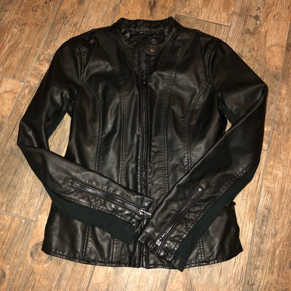 Express leather jacket size S